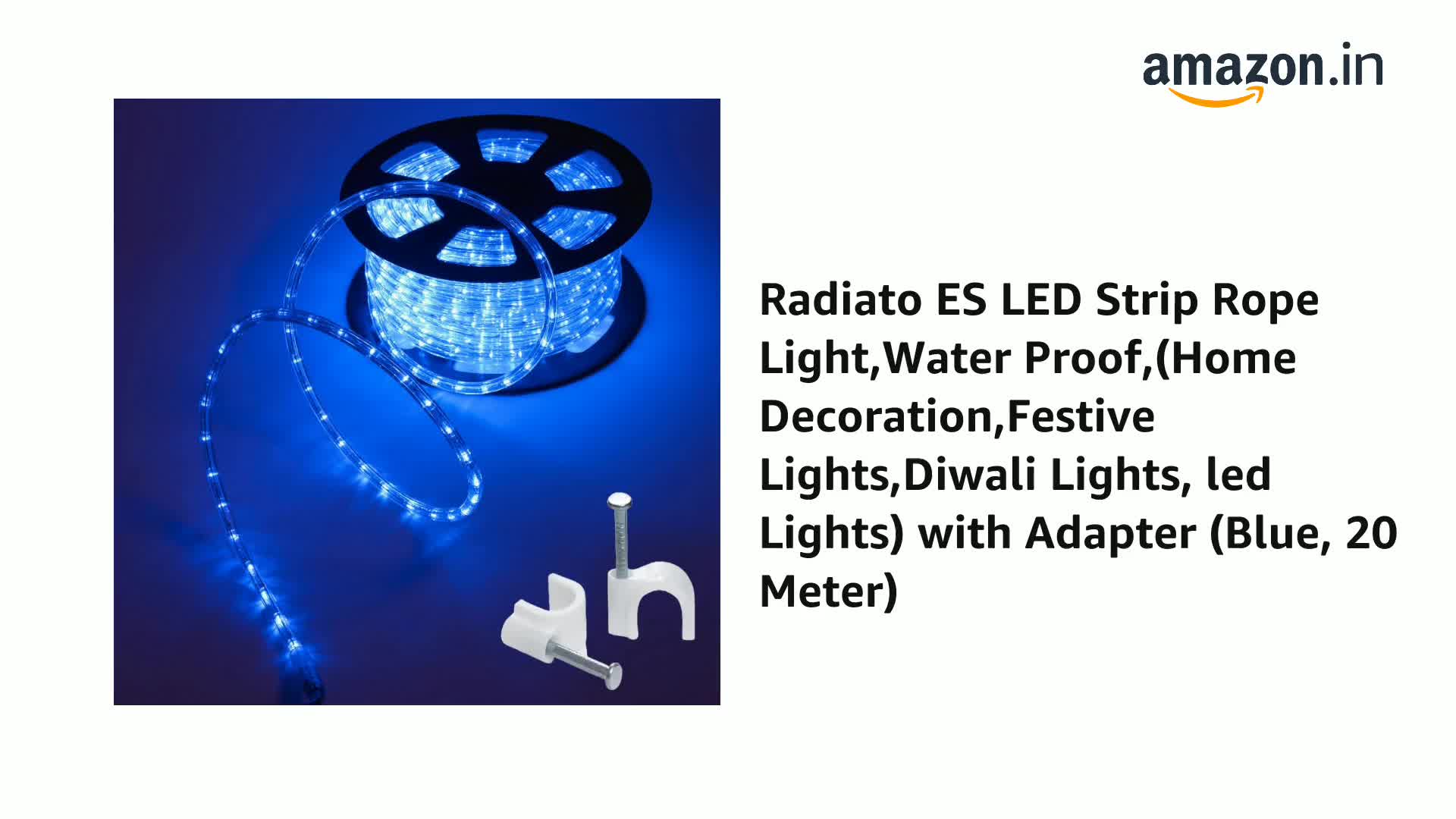Buy Radiato ES 230V A.C Led Rope Strip Light | 1 Year Guarantee